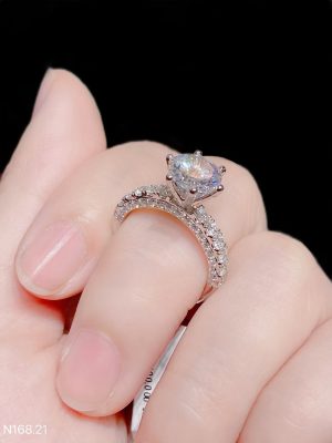 Nhẫn Nữ Kim Cương - Mẫu Tôn Viên Chủ - N168.21