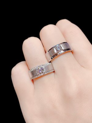 Nhẫn Cưới - Nhẫn Cặp Kim Cương - N10.153 & N9.47