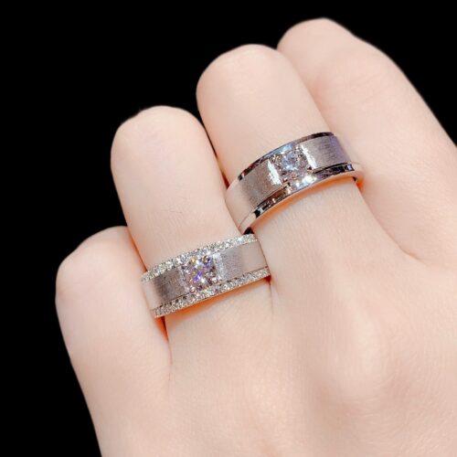 Nhẫn Cưới - Nhẫn Cặp Kim Cương - N10.153 & N9.47