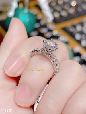Nhẫn Nữ Kim Cương - Mẫu Tôn Viên Chủ - N168.21 1 588bb3085359ae3ab5aaf6ae3ede4871