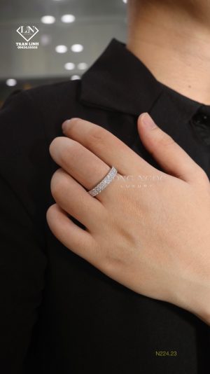Nhẫn Trơn - Nhẫn Kết Kim Cương - N224.23 4 IMG 0101 2 1