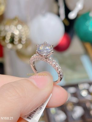 Nhẫn Nữ Kim Cương - Mẫu Tôn Viên Chủ - N168.21 4 e8ce9cfbd66ae0c2283cedb3cd889a8a