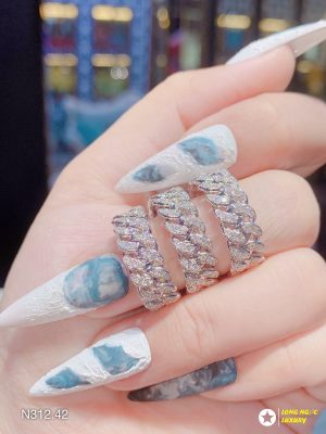 Nhẫn Unisex Cuban Full Kim Cương - N312 5 IMG 0517