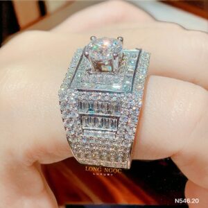 Nhẫn Nam Kim Cương - N546.20 - Long Ngọc Luxury 1 1707105504708