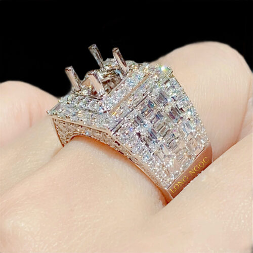 Nhẫn Nam Kim Cương - N1515 - Long Ngọc Luxury