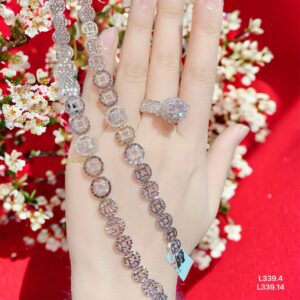 Lắc Tay Kim Cương Kim Tiền - L339.14 - Long Ngọc Luxury 1 45dfa4ce360fdcdfaaea700f5a47a979