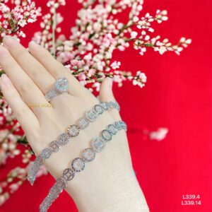 Lắc Tay Kim Cương Kim Tiền - L339.14 - Long Ngọc Luxury 2 81573acca494d846f3af8444fb96b9a4