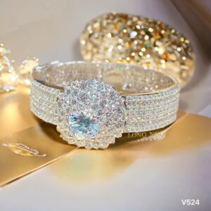 Vòng Tay Kim Cương Nữ Hoàng - V524 - Long Ngọc Luxury 2 9dc5b2c933eec3262f69dce4284ca44b
