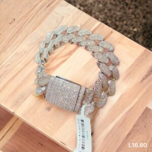 Lắc Tay Kim Cương - Cuban - L16.80 - Long Ngọc Luxury 4 b36f8be33fc152dd4393b95b0e522f93