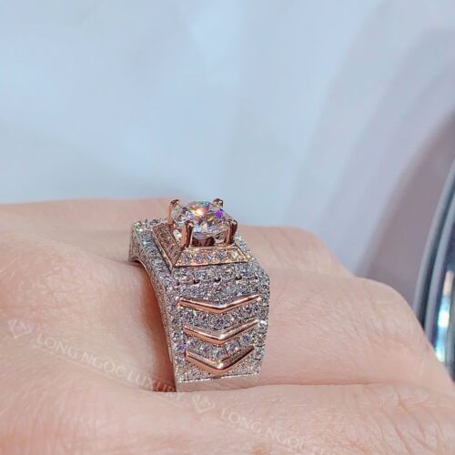 Nhẫn Nam Kim Cương - Long Ngọc Luxury - N593.22