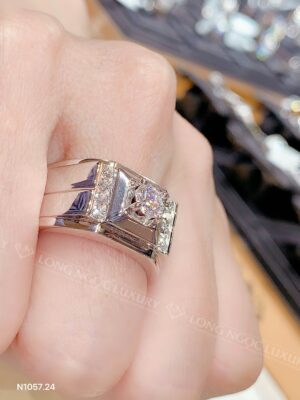 Nhẫn Nam Kim Cương - Long Ngọc Luxury - N1057.24 1 IMG 5188