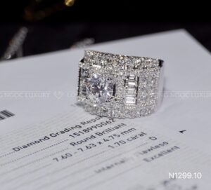 Nhẫn Nam Kim Cương - Long Ngọc Luxury - N1299.10 5 IMG 5405