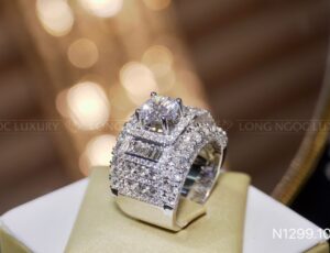 Nhẫn Nam Kim Cương - Long Ngọc Luxury - N1299.10