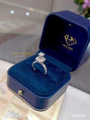 Nhẫn Nữ Kim Cương - Nhẫn Cầu Hôn - N1560.8 - Long Ngọc Luxury 1 IMG 6141