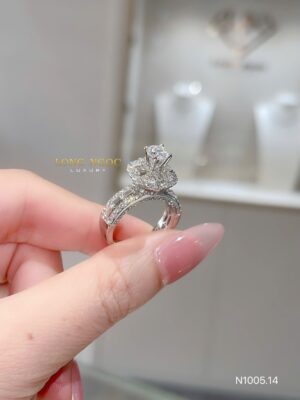 Nhẫn Nữ Kim Cương - Long Ngọc Luxury - N1005.14 3 IMG 6147