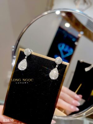 Bông tai kim cương - B38.15 - Long Ngọc Luxury 3 IMG 7326