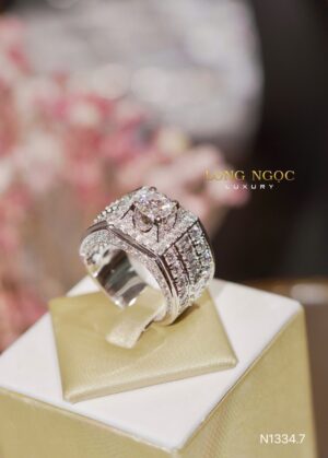 Nhẫn Nam Kim Cương - Long Ngọc Luxury - N1334.7 4 IMG 7455