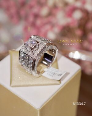 Nhẫn Nam Kim Cương - Long Ngọc Luxury - N1334.7 5 IMG 7456