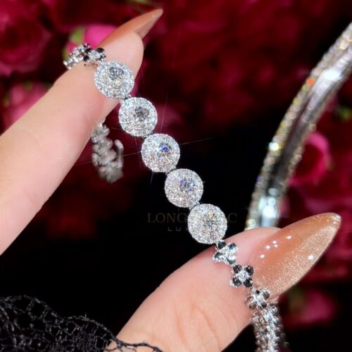 Lắc Tay Kim Cương - Long Ngọc Luxury - L578.1