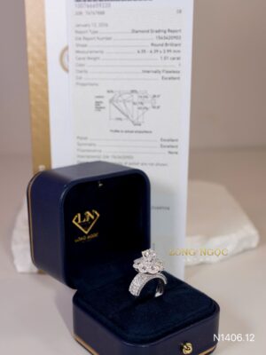 Nhẫn Nữ Kim Cương - Long Ngọc Luxury - N1406.12 3 IMG 8013