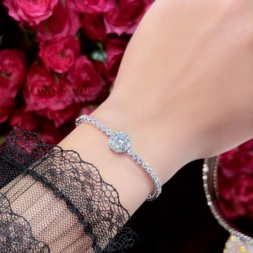 Lắc Tay Kim Cương - Long Ngọc Luxury - L459.12