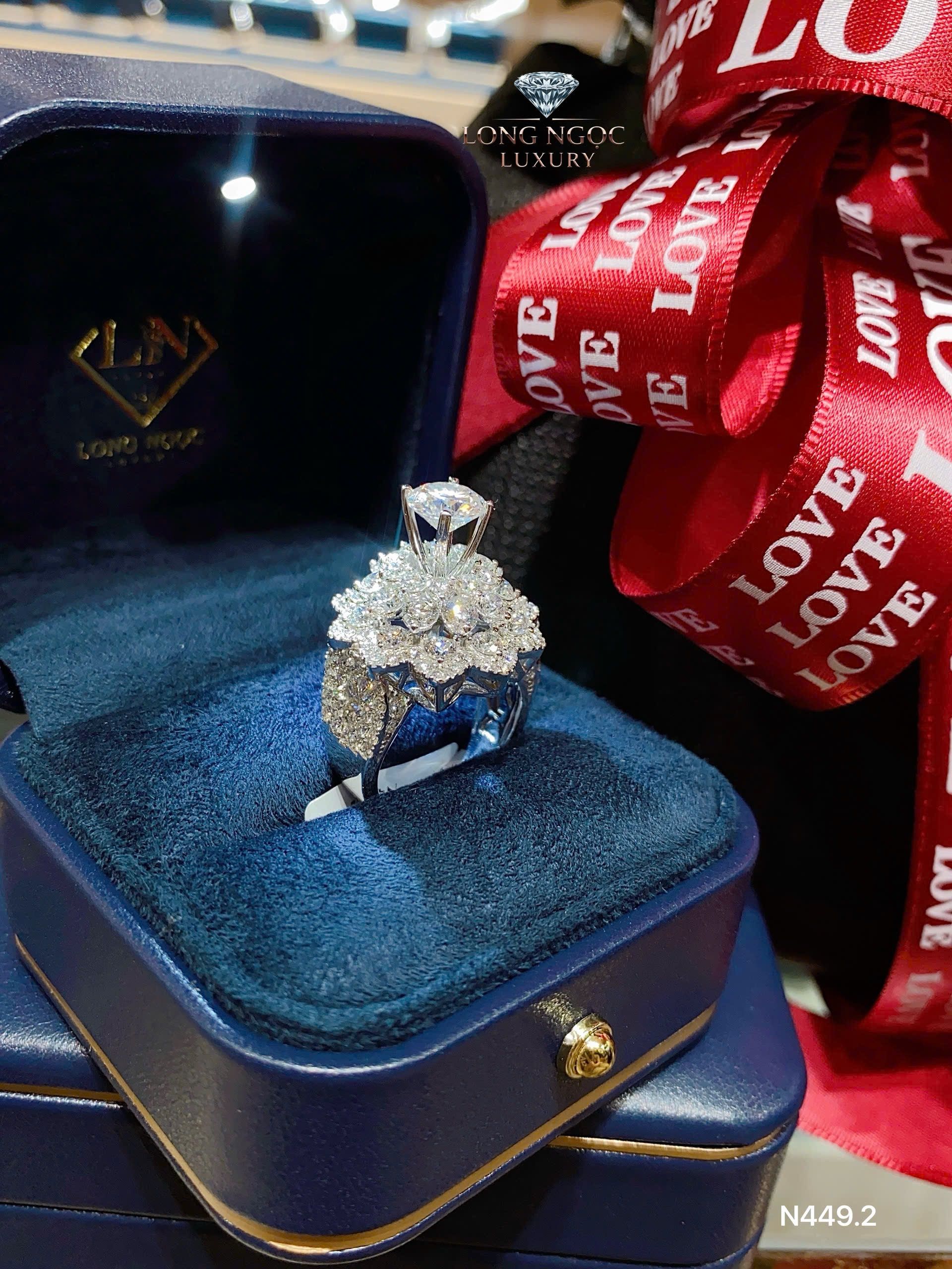 Nhẫn Nữ Kim Cương - Long Ngọc Luxury - N449.2