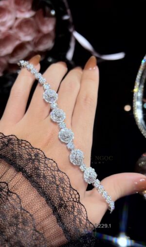 Lắc Tay Kim Cương - Long Ngọc Luxury - L229.1