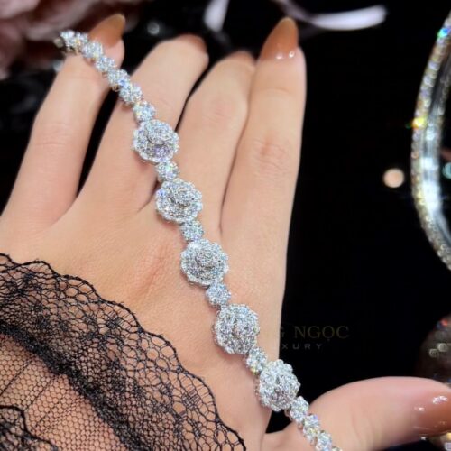 Lắc Tay Kim Cương - Long Ngọc Luxury - L229.1