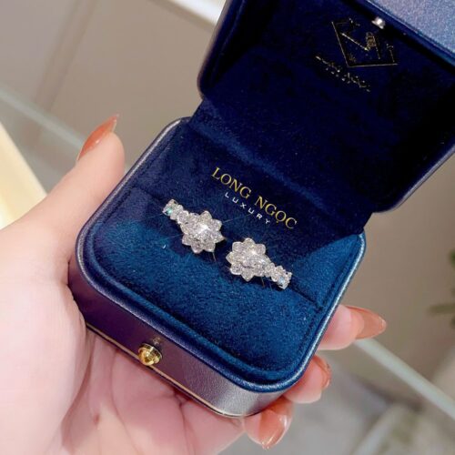 Bông Tai Kim Cương - Long Ngọc Luxury - B44.20