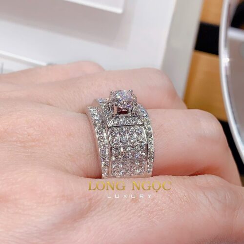 Nhẫn Nam Kim Cương - Long Ngọc Luxury - N505.2
