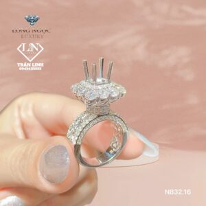Nhẫn Nữ Kim Cương - Long Ngọc Luxury - N832.16 4 photo output 4