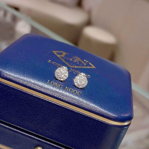 Bông Tai Halo - Long Ngọc Luxury - B151.707