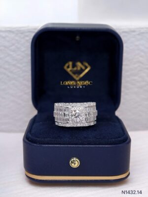 Nhẫn Nam Kim Cương - Long Ngọc Luxury - N1432.14