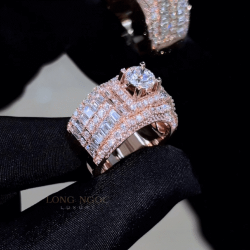 Nhẫn Nam Kim Cương - Long Ngọc Luxury - N1432.7