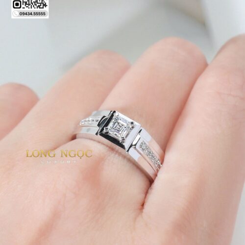 Nhẫn Nam Kim Cương - Long Ngọc Luxury - N431.10