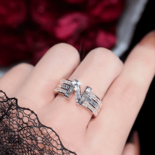 Nhẫn Chữ N - Long Ngọc Luxury - N460.1120