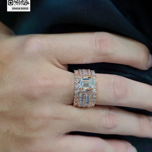 Nhẫn Nam Kim Cương - Long Ngọc Luxury - N1135.14