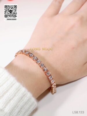 Lắc Tay Tennis 2.5mm - Long Ngọc Luxury - L58.133