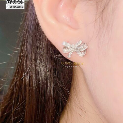 Bông Tai Kim Cương - Long Ngọc Luxury - B626.9