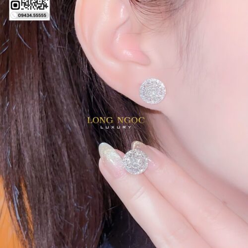 Bông Tai Kim Cương - Long Ngọc Luxury - B272.15