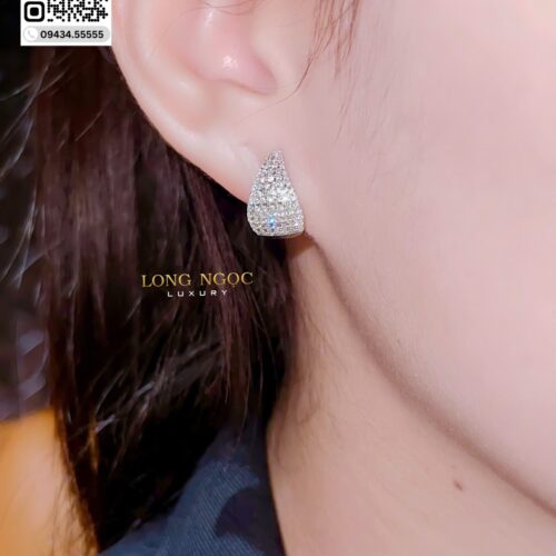 Bông Tai Kim Cương - Long Ngọc Luxury - B409.14