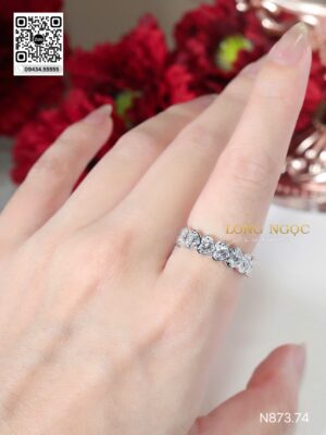 Nhẫn Kết Kim Cương - Long Ngọc Luxury - N873.74