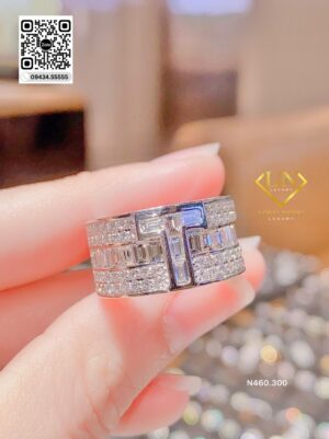 Nhẫn Chữ T - Long Ngọc Luxury - N460.300