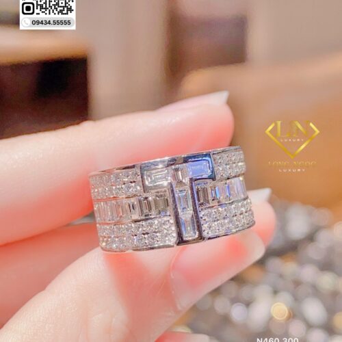 Nhẫn Chữ T - Long Ngọc Luxury - N460.300