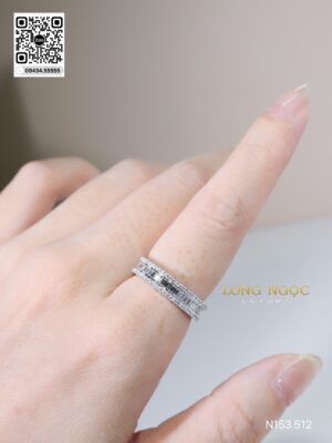 Nhẫn Trơn Kim Cương - Long Ngọc Luxury - N153.512