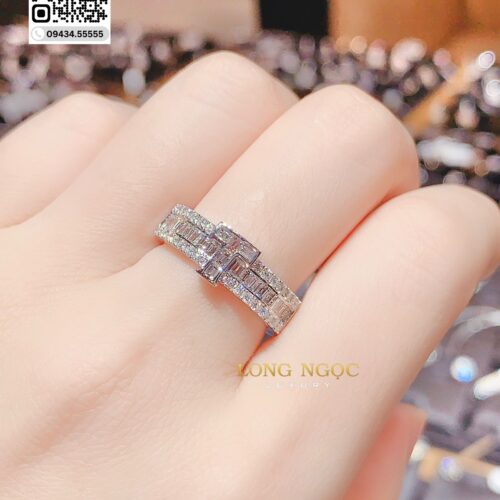 Nhẫn Chữ T - Long Ngọc Luxury - N460.355