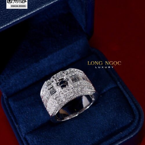 Nhẫn Nam Kim Cương - Long Ngọc Luxury - N1250.14