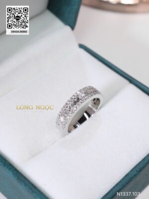 Nhẫn Trơn Kim Cương - Long Ngọc Luxury - N1337.103