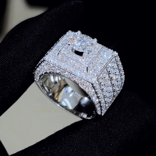 Nhẫn Nam Kim Cương - Long Ngọc Luxury - N1040.12