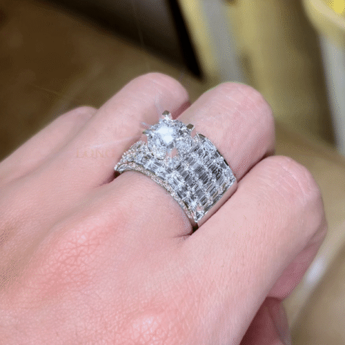Nhẫn Nam Kim Cương - Long Ngọc Luxury - N1135.16